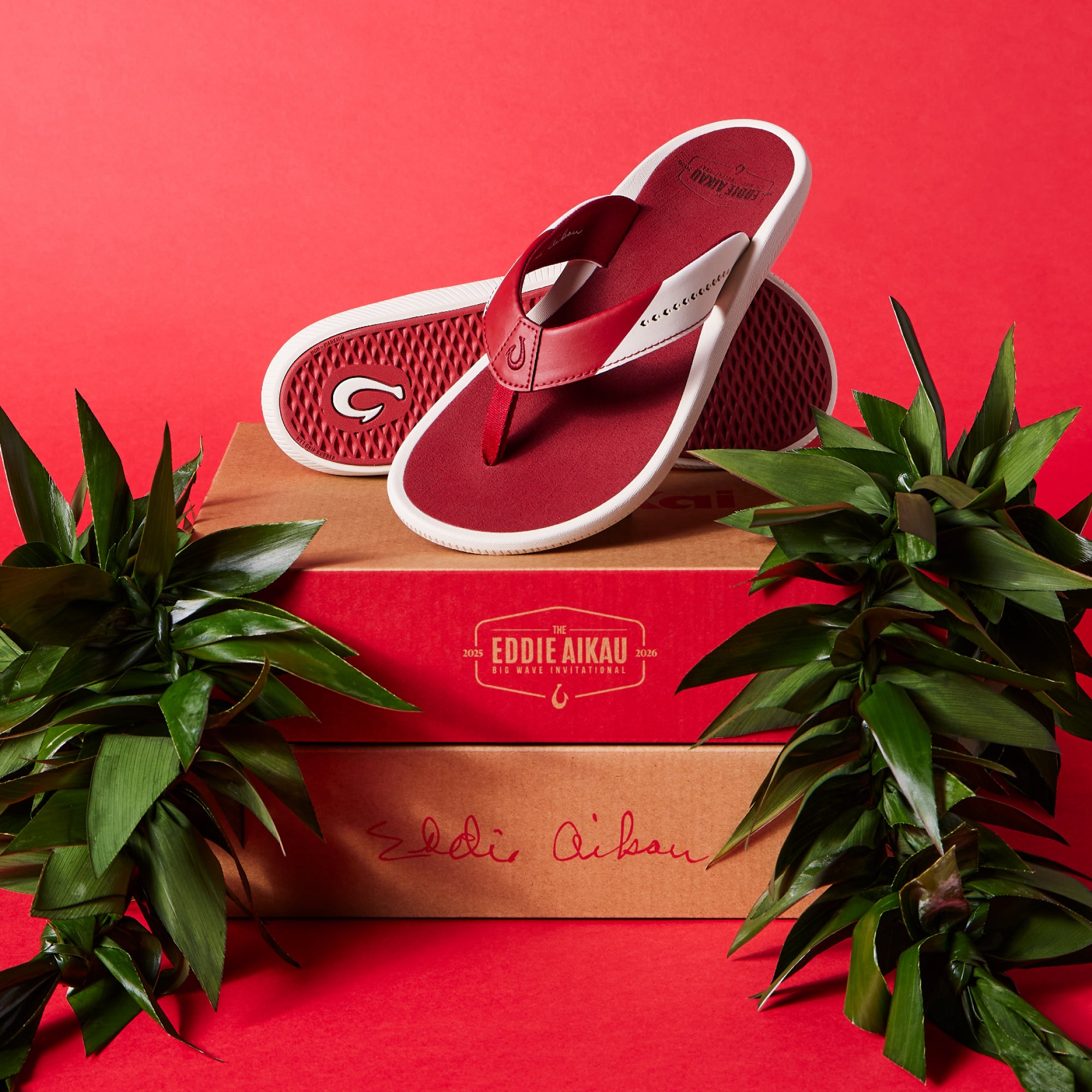Ulele - Off White / Deep Red - Image 2